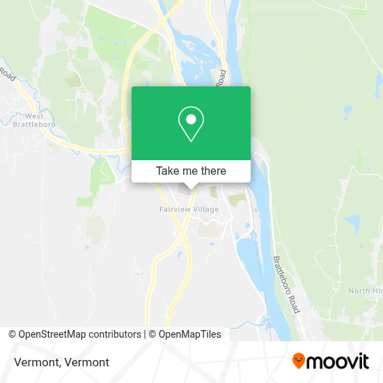 Vermont map