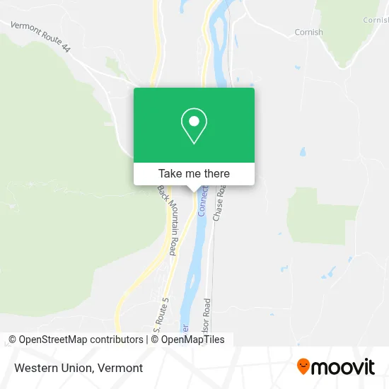 Western Union map