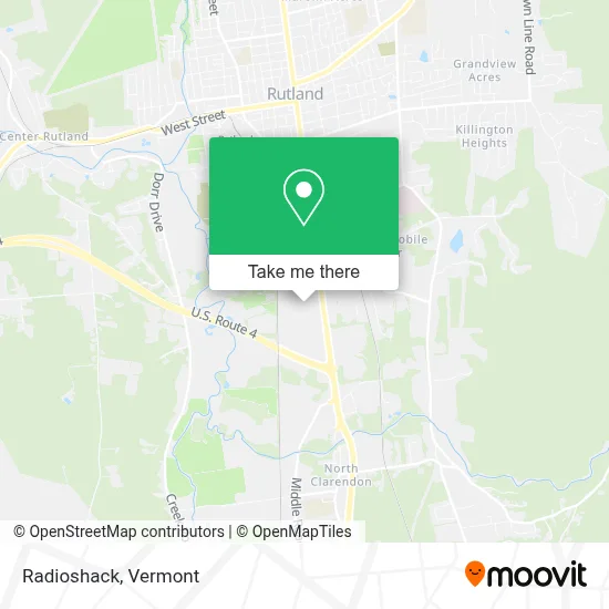Radioshack map
