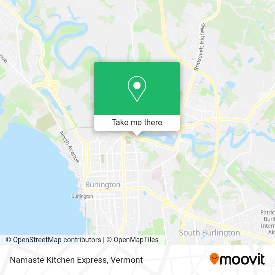 Namaste Kitchen Express map