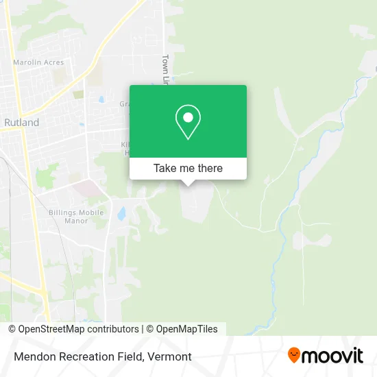 Mendon Recreation Field map