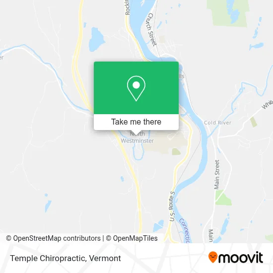 Temple Chiropractic map