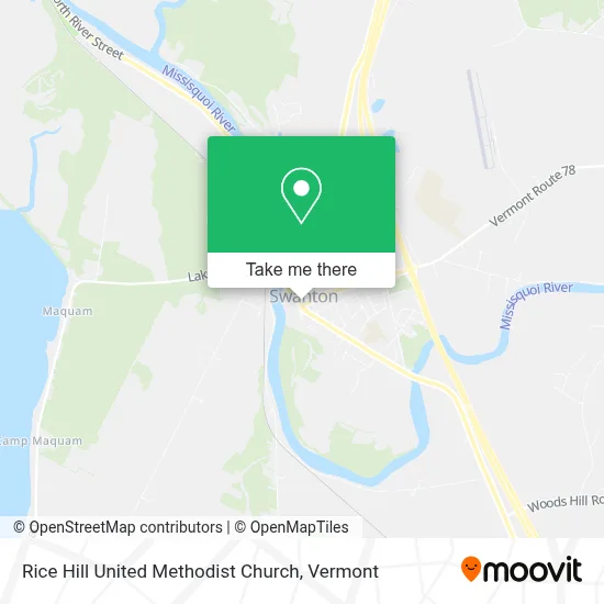 Rice Hill United Methodist Church map