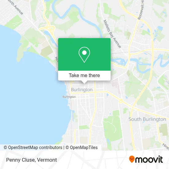Penny Cluse map
