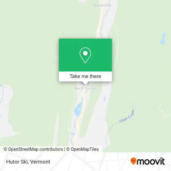 Hutor Ski map