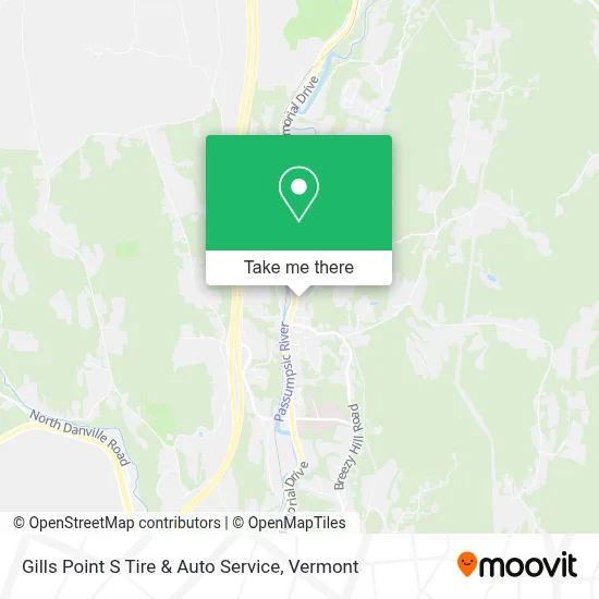 Gills Point S Tire & Auto Service map