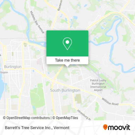 Barrett's Tree Service Inc. map