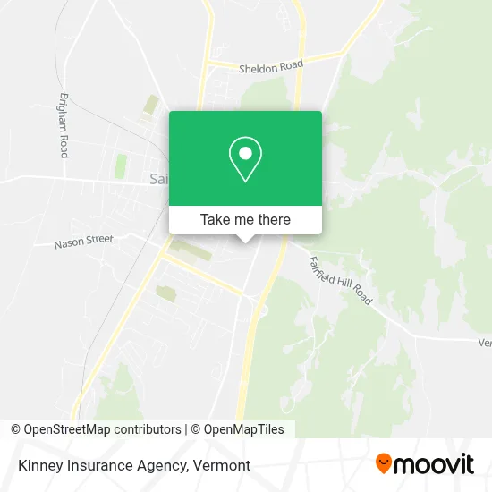 Kinney Insurance Agency map