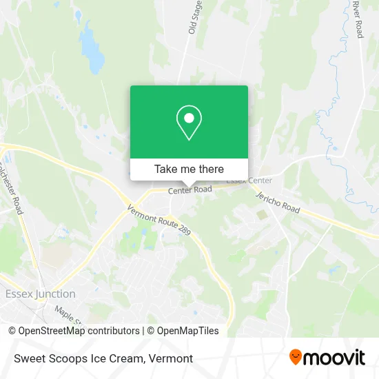Sweet Scoops Ice Cream map