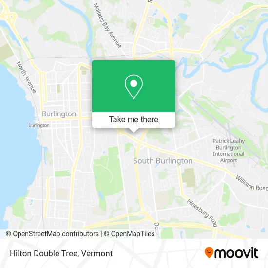 Hilton Double Tree map