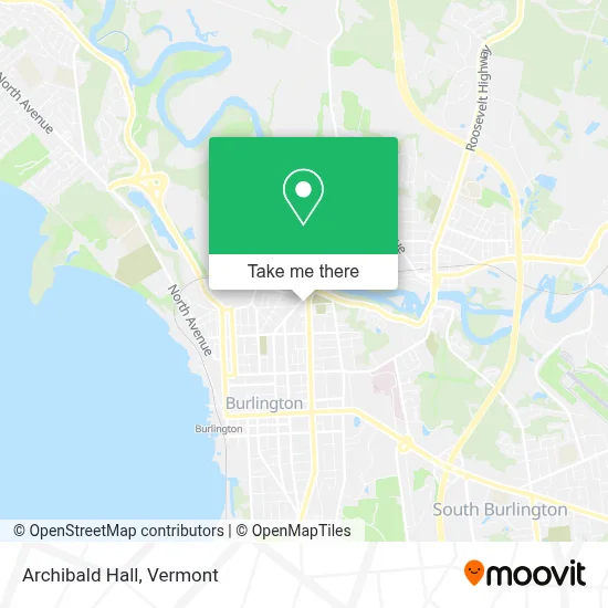 Archibald Hall map
