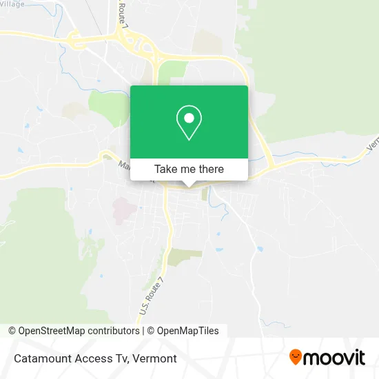 Catamount Access Tv map