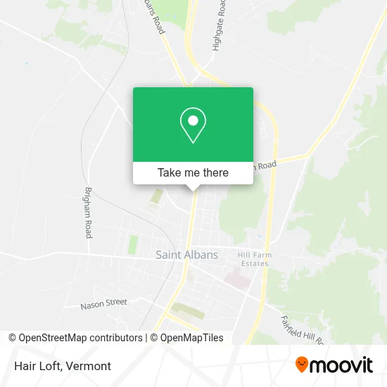 Hair Loft map