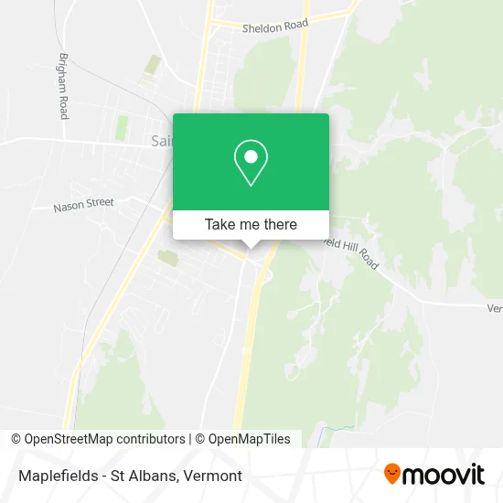 Maplefields - St Albans map