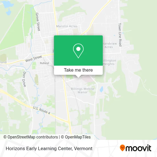 Horizons Early Learning Center map