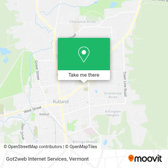 Got2web Internet Services map
