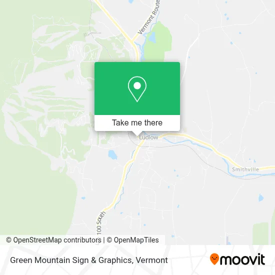 Green Mountain Sign & Graphics map