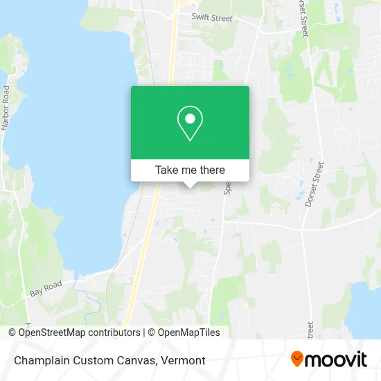 Champlain Custom Canvas map