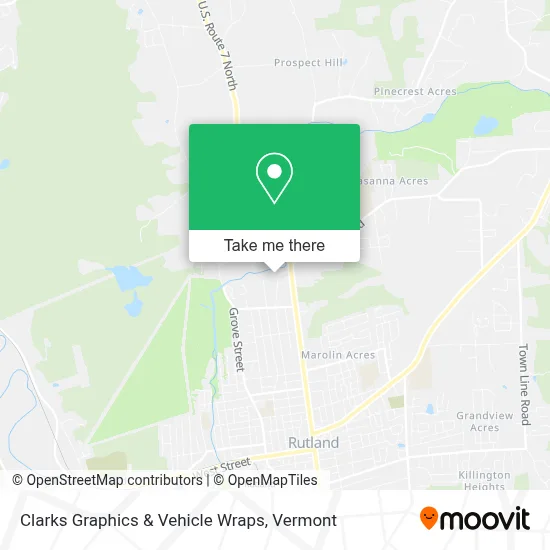Clarks Graphics & Vehicle Wraps map
