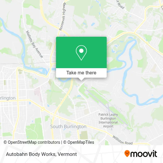 Autobahn Body Works map