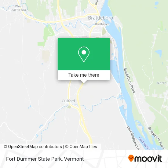 Fort Dummer State Park map