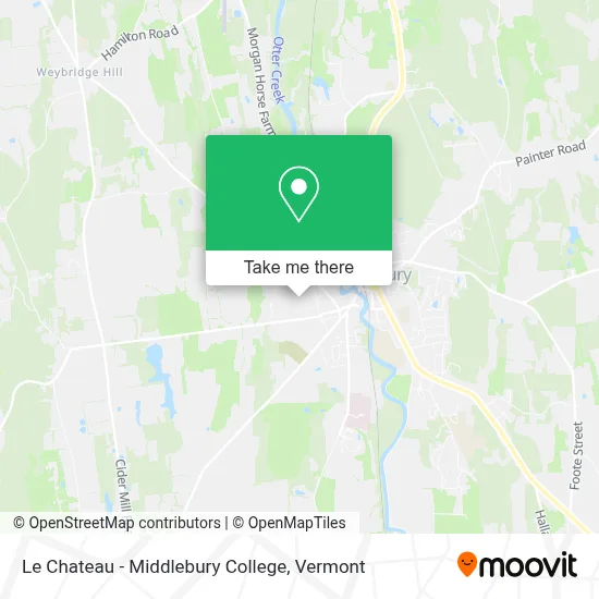 Le Chateau - Middlebury College map