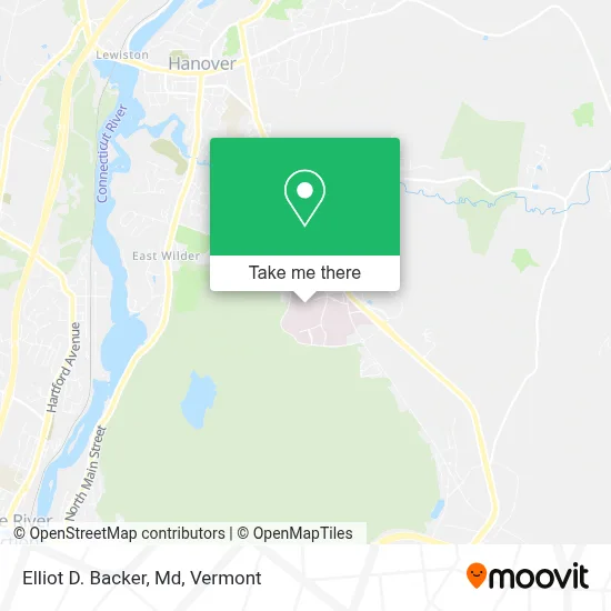 Elliot D. Backer, Md map