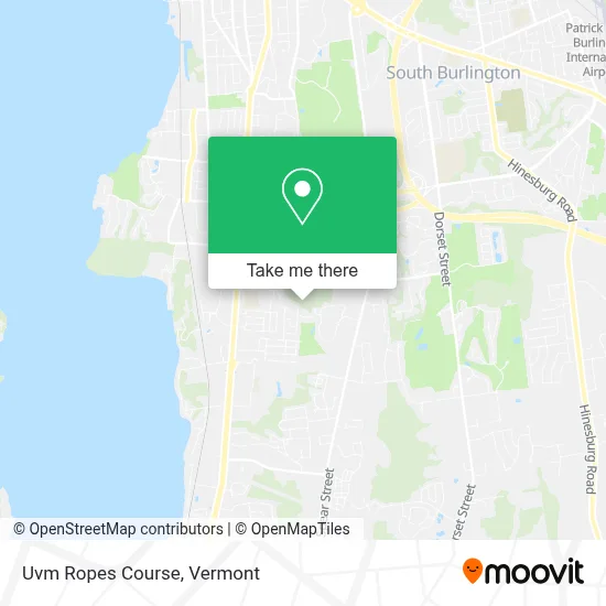 Uvm Ropes Course map