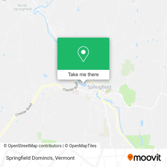 Springfield Domino's map