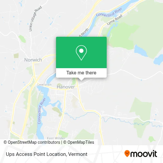 Ups Access Point Location map