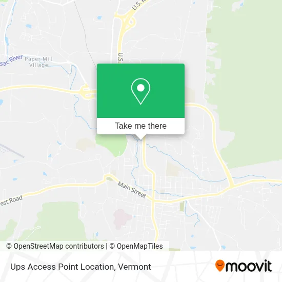 Ups Access Point Location map