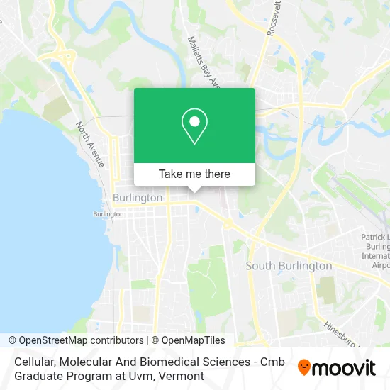 Cellular, Molecular And Biomedical Sciences - Cmb Graduate Program at Uvm map