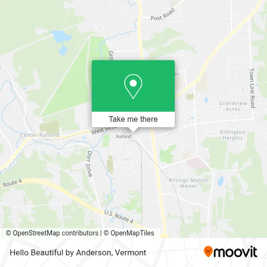 Hello Beautiful by Anderson map
