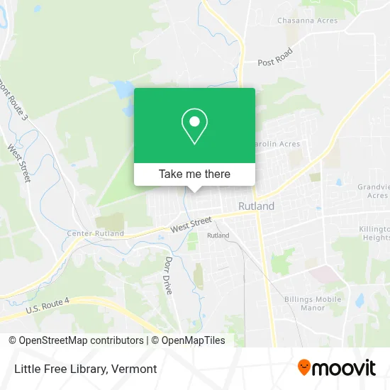 Little Free Library map
