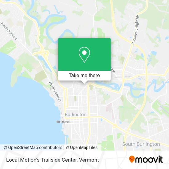 Local Motion's Trailside Center map