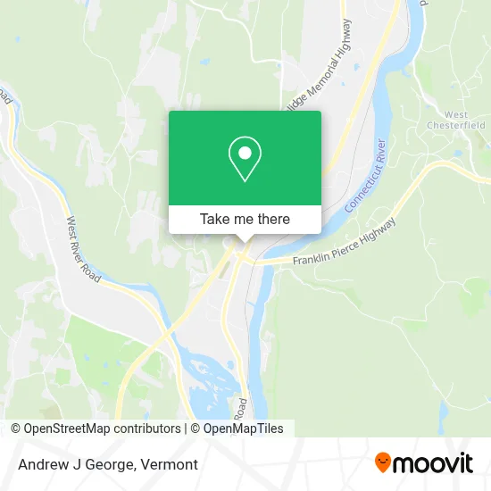 Andrew J George map