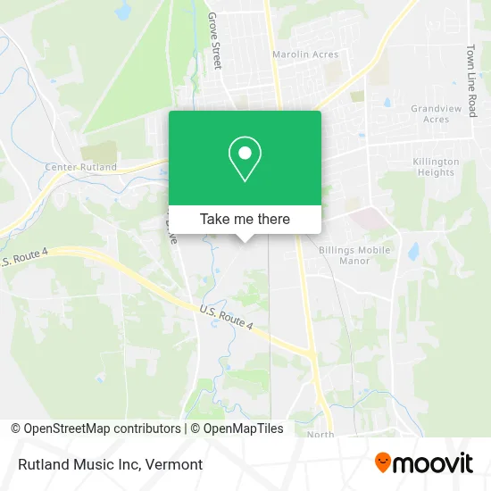 Rutland Music Inc map