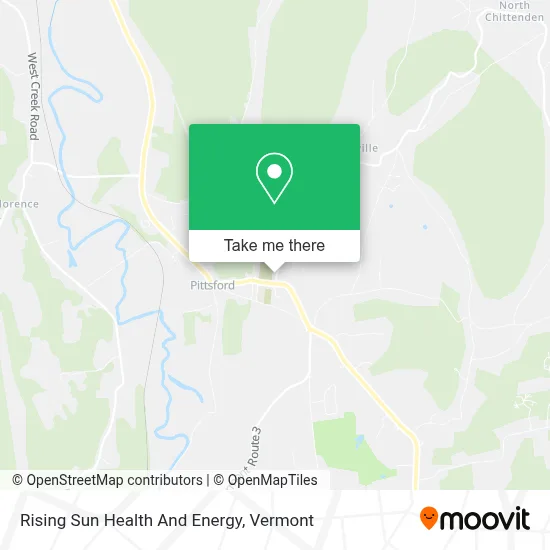 Rising Sun Health And Energy map