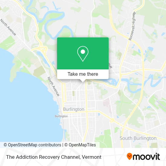 The Addiction Recovery Channel map