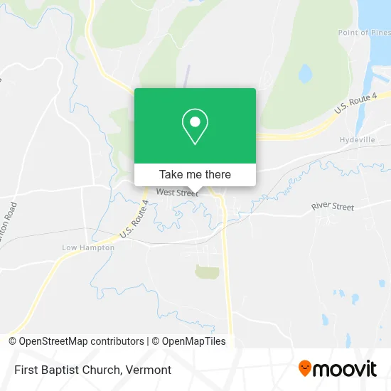 First Baptist Church map