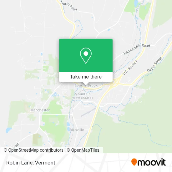 Robin Lane map