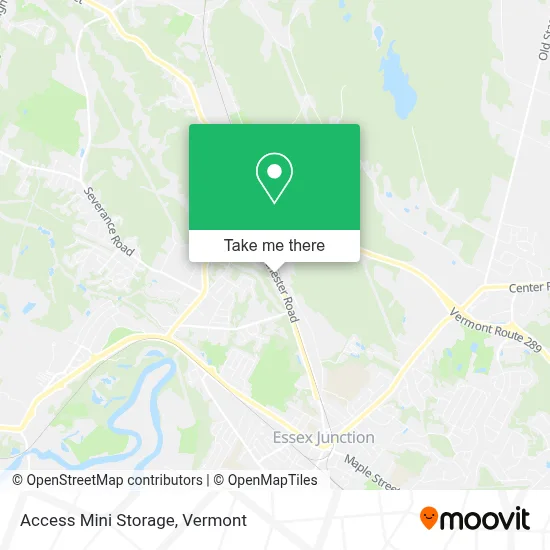 Access Mini Storage map