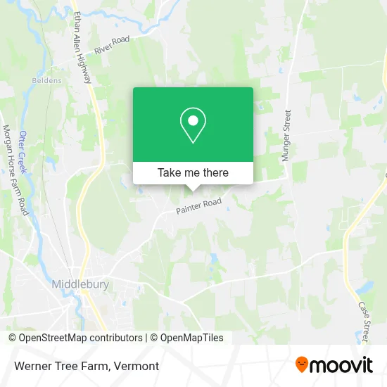 Werner Tree Farm map
