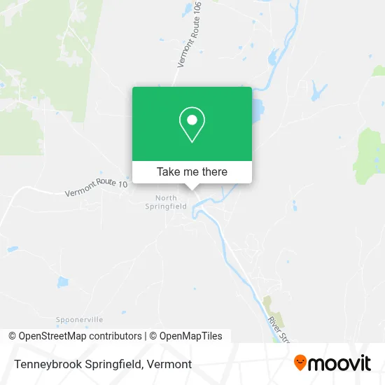 Tenneybrook Springfield map