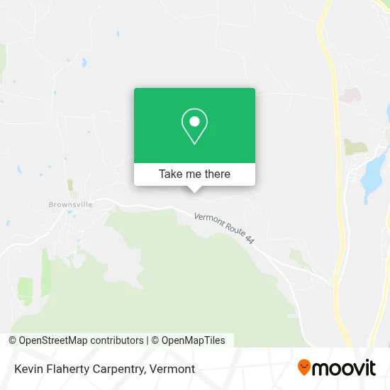 Kevin Flaherty Carpentry map
