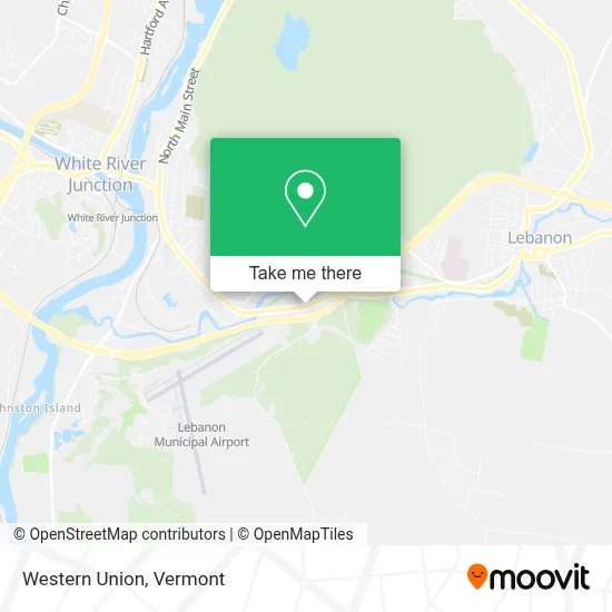 Western Union map