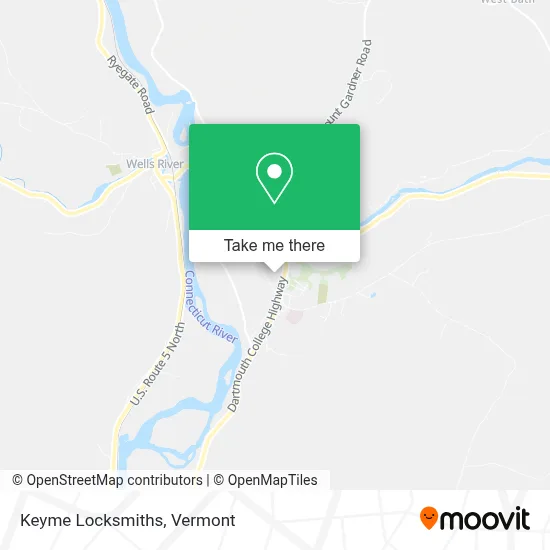 Keyme Locksmiths map