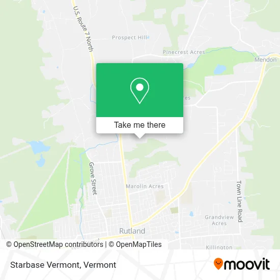 Starbase Vermont map