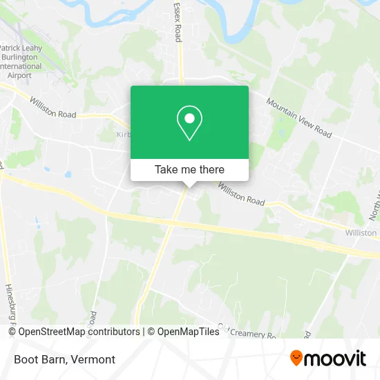 Boot Barn map