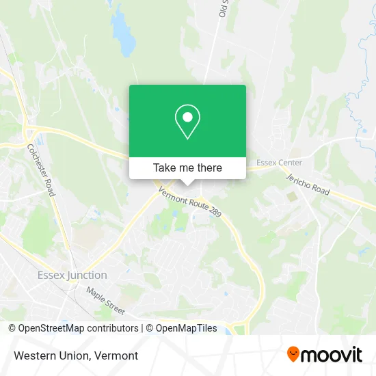 Western Union map